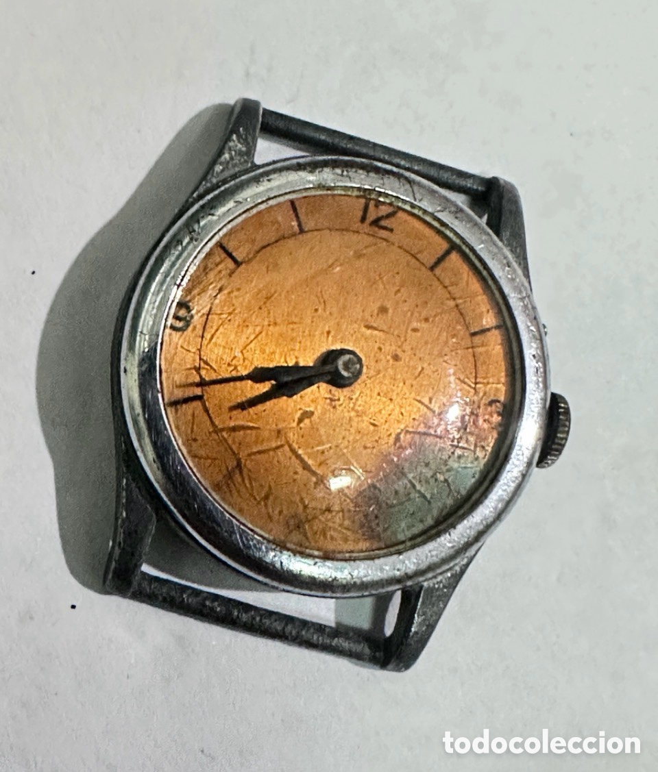 Relojes de pulsera: Antiguo Reloj Militar Colecci&oacute;n Vintage suizo