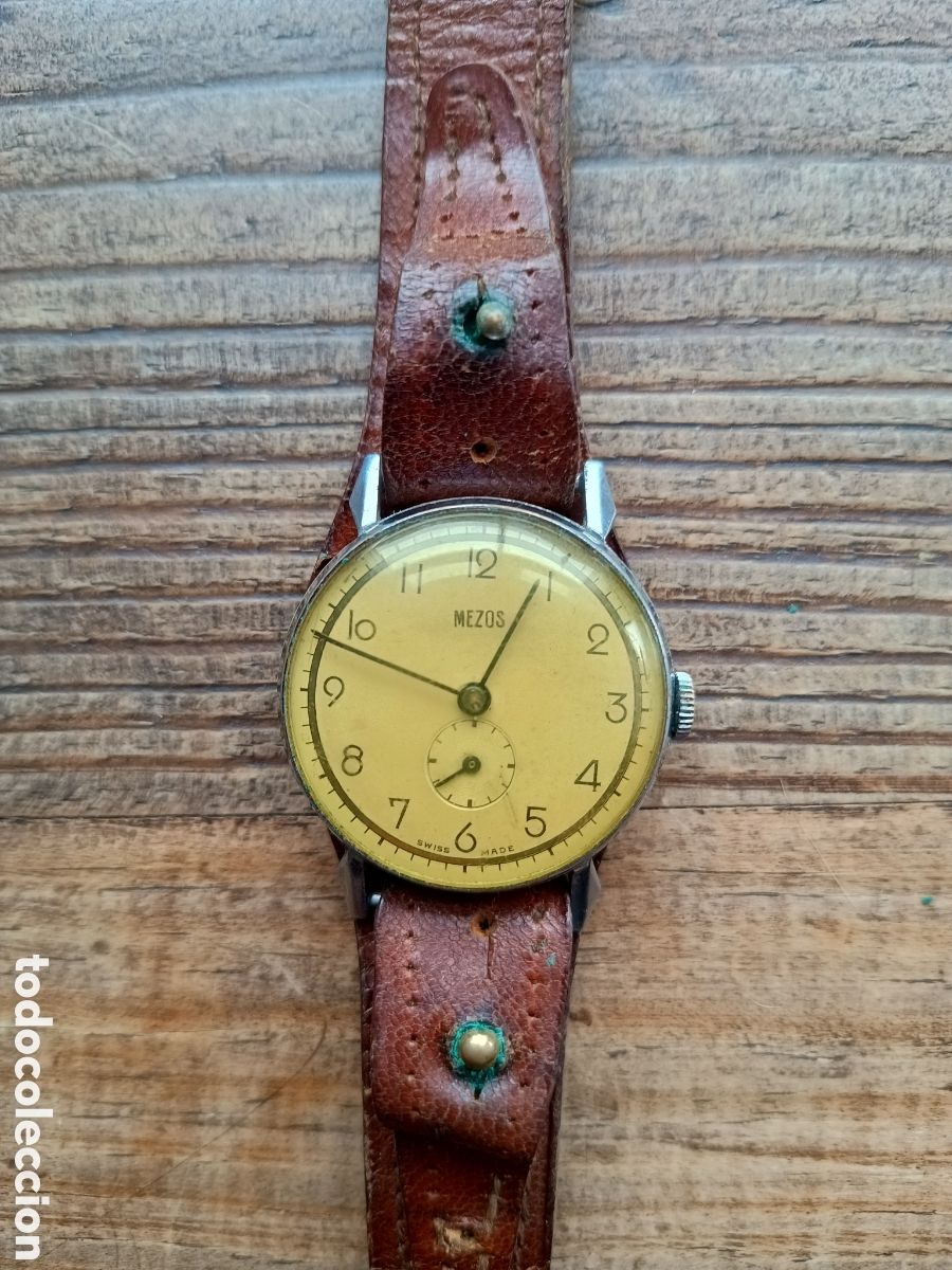 Relojes de pulsera: RELOJ DE PULSERA MEZOS - SUIZO - NO FUNCIONA