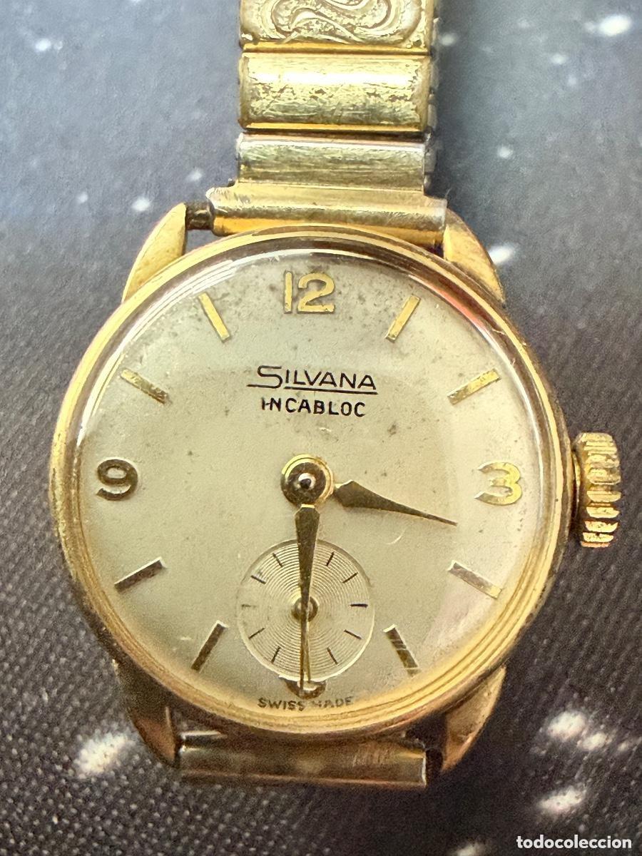 Relojes de pulsera: Reloj Silvana Incabloc Swiss Made &ndash; se&ntilde;ora &ndash; cuerda manual &ndash; chapado oro 20 micras &ndash; vintage a&ntilde;os 50