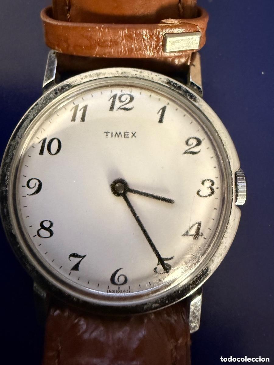 Relojes de pulsera: Timex mec&aacute;nico 32 mm &ndash; Cuerda manual &ndash; Vintage cl&aacute;sico &ndash; Funciona