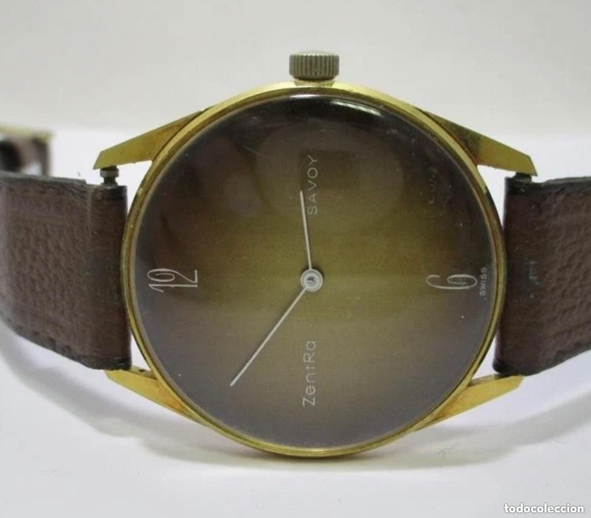 Relojes de pulsera: ZENTRA &ldquo;Savoy&rdquo; &ndash; Swiss Made &ndash; 35 mm &ndash; Vintage 70s &ndash; Elegancia Minimalista