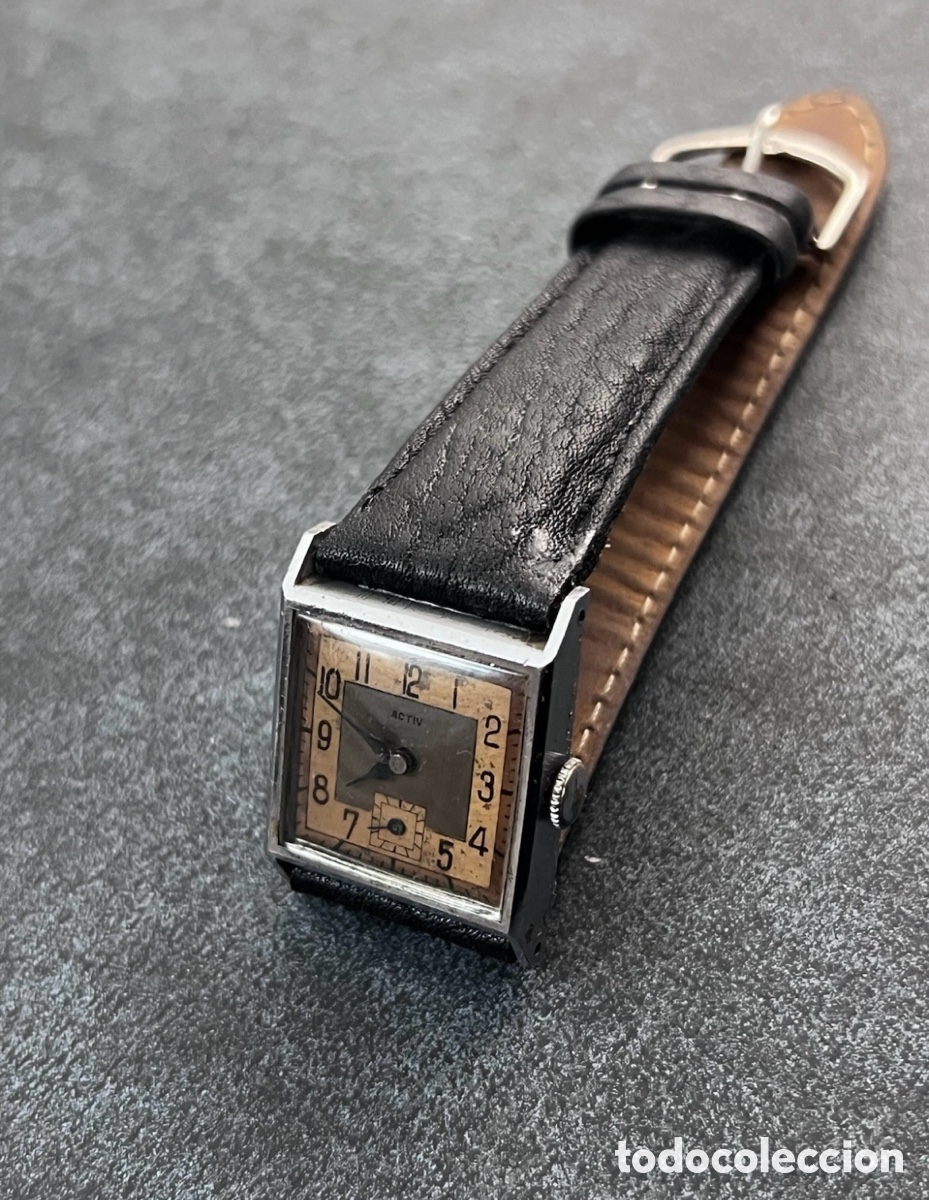 Relojes de pulsera: ✅ Reloj ACTIV Militar Carga Manual Vintage