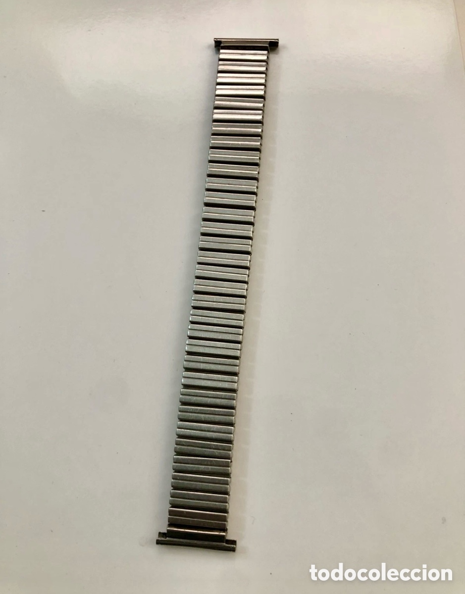 Relojes de pulsera: ✅ Pulsera ROWI PRIMA FIXOFLEX Stainless Steel Flexible 19,5/15mm Vintage Germany
