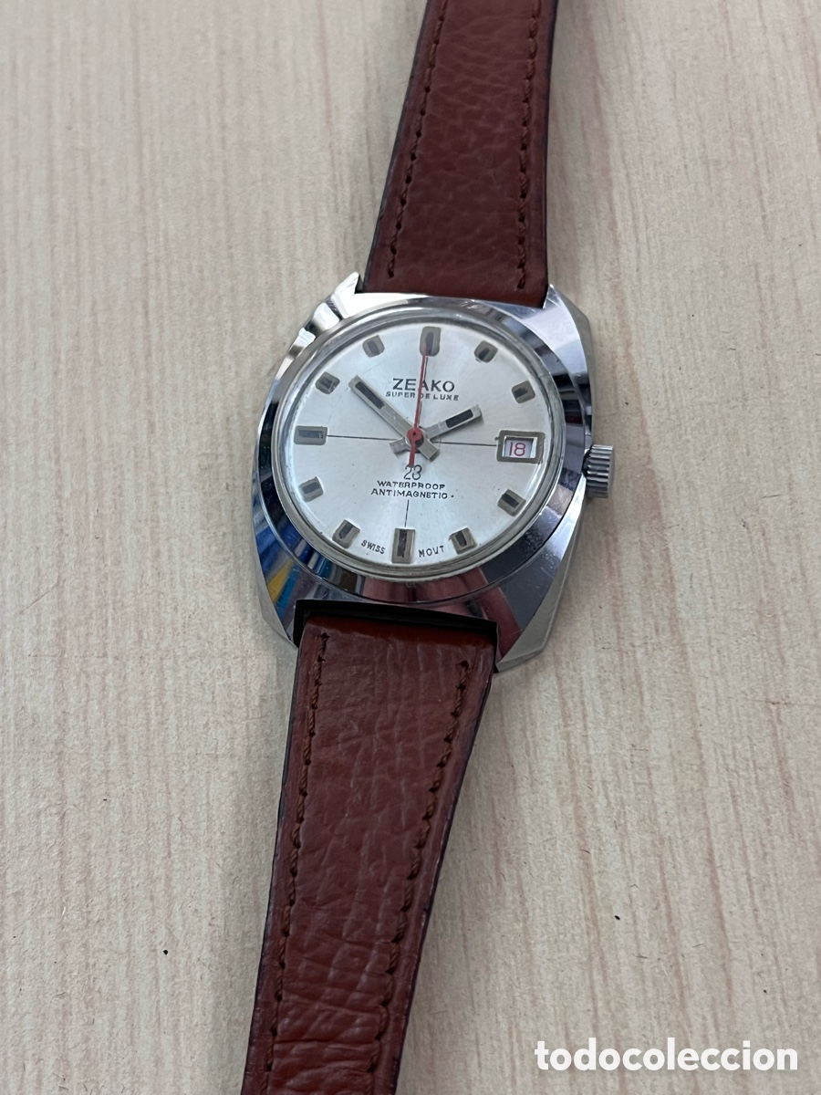 Relojes de pulsera: ✅ Reloj ZEAKO Calendario carga manual para hombres como nuevo