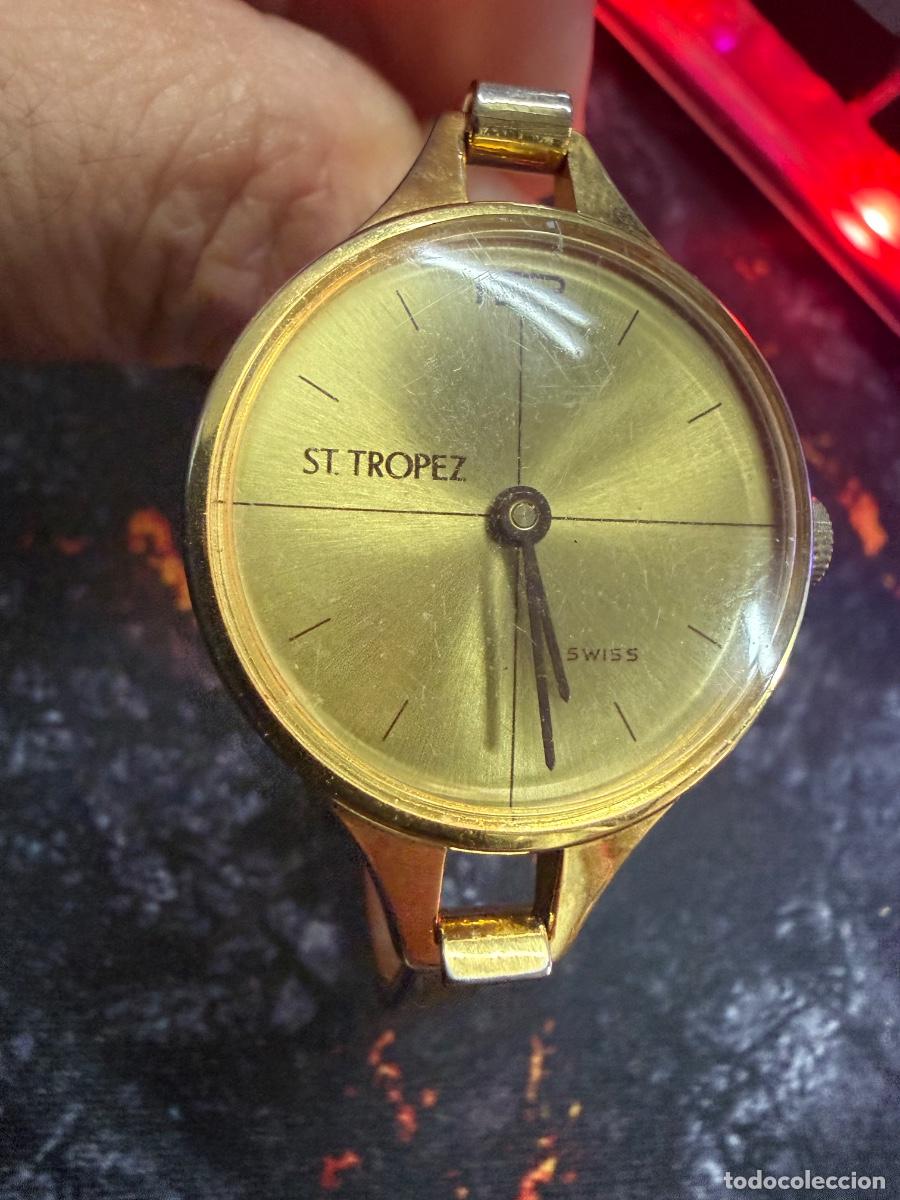 Relojes de pulsera: ⌚ ST. TROPEZ SWISS MEC&Aacute;NICO VINTAGE &ndash; ELEGANCIA MINIMALISTA CON ALMA CL&Aacute;SICA