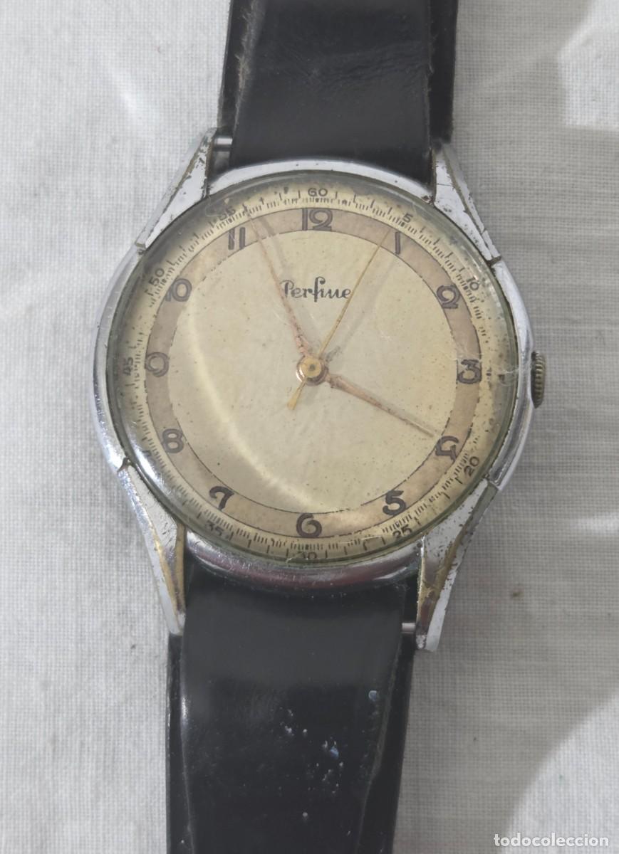 Relojes de pulsera: Reloj a cuerda, Perfine, Funcionando - Foto 1