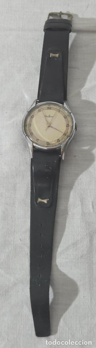 Relojes de pulsera: Reloj a cuerda, Perfine, Funcionando - Foto 2