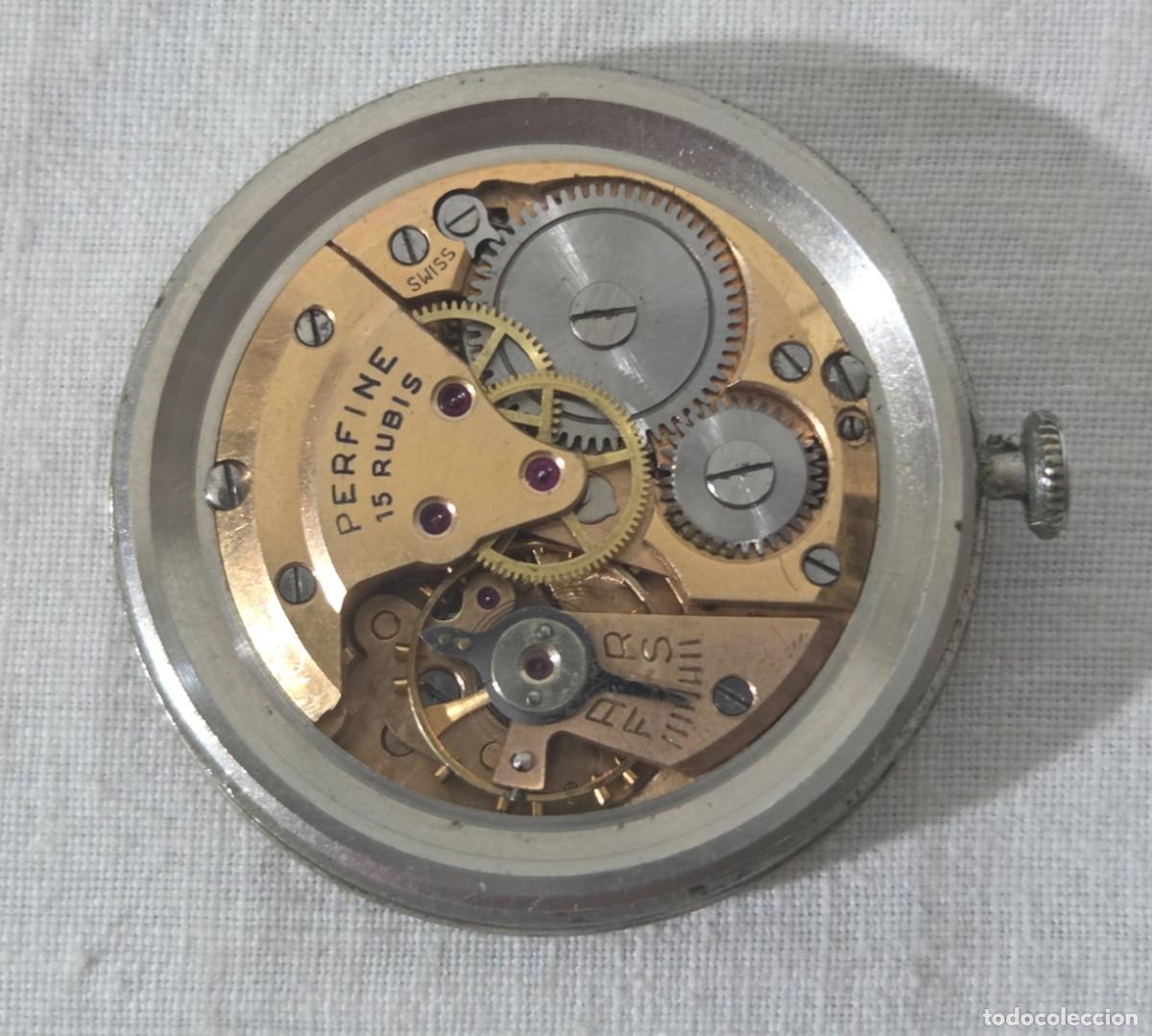 Relojes de pulsera: Reloj a cuerda, Perfine, Funcionando - Foto 8