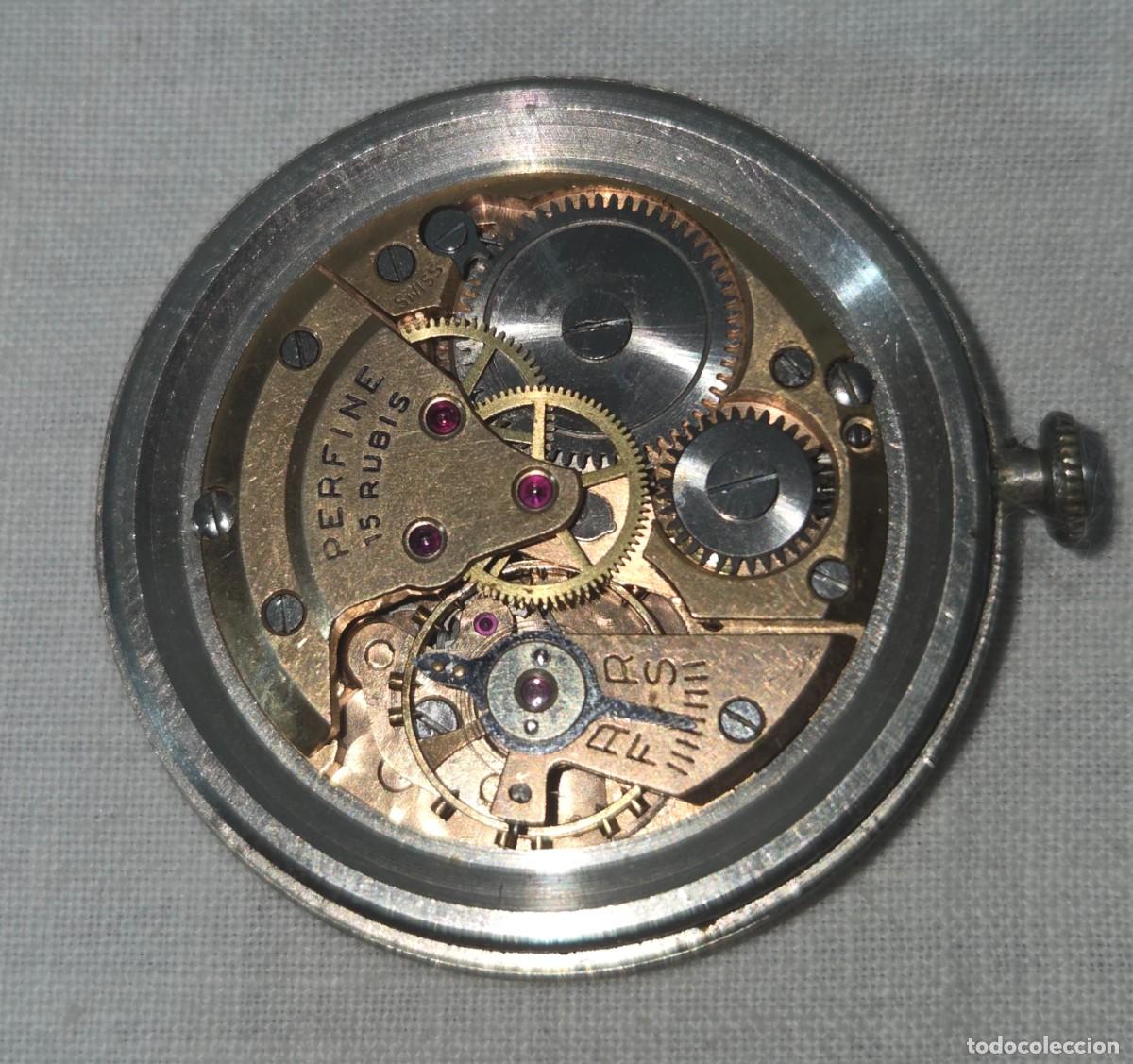 Relojes de pulsera: Reloj a cuerda, Perfine, Funcionando - Foto 10
