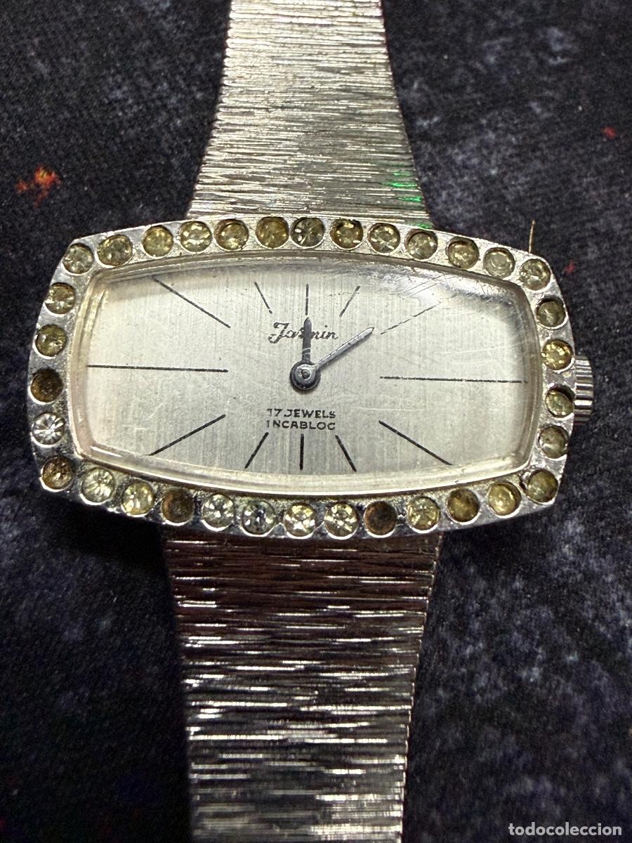 Relojes de pulsera: RELOJ VINTAGE MEC&Aacute;NICO MUJER &ndash; 17 JEWELS &ndash; INCABLOC &ndash; FUNCIONANDO