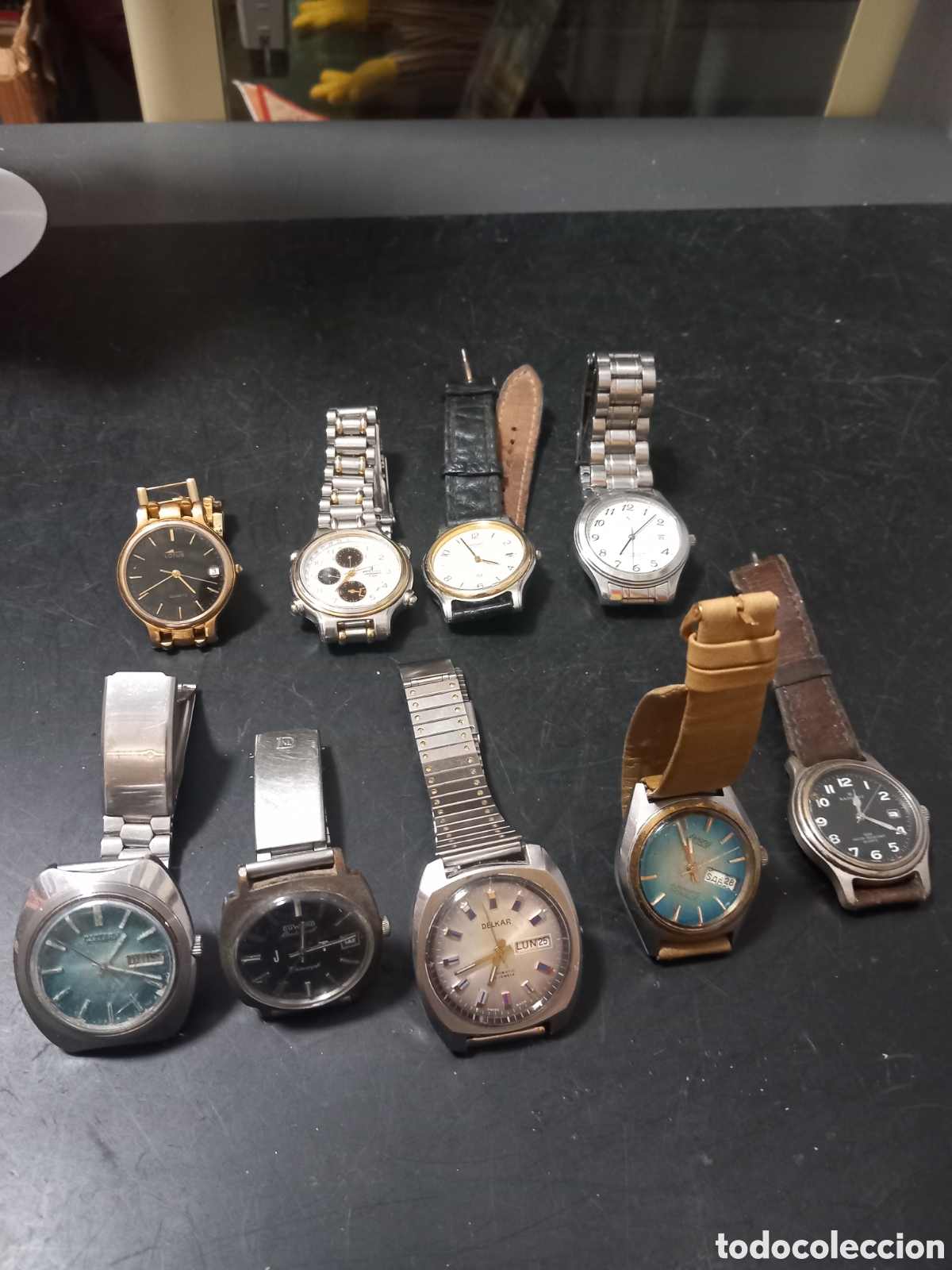 Relojes de pulsera: SEIKO DUWARD CITIZEN DELKAR Y MAS GRAN LOTE DE RELOJES DE PULSERA PIEZAS RECAMBIOS FUNCIONANDO