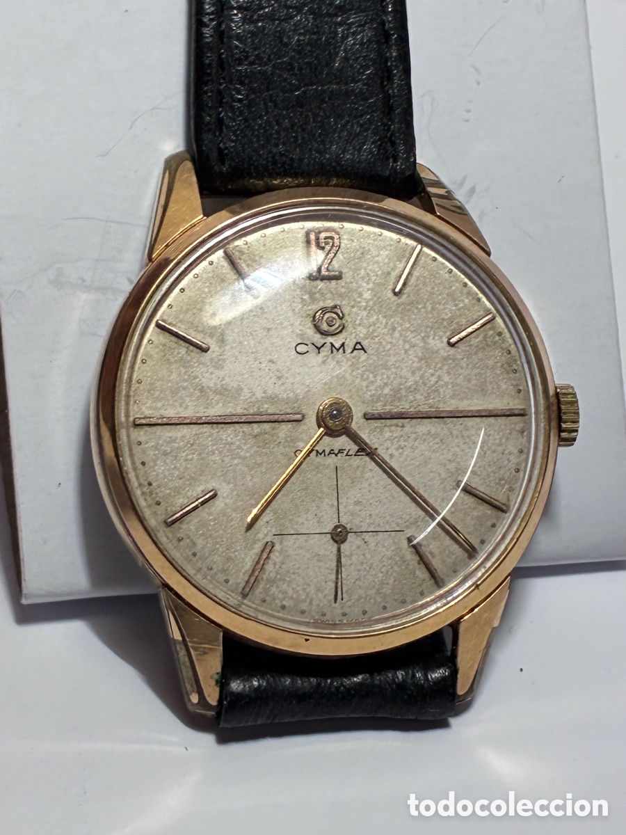 Relojes de pulsera: Reloj CYMA CYMAFLEX. CHAPADO ORO 20 MICRAS / ACERO. CUERDA MANUAL. SUIZA. 1950