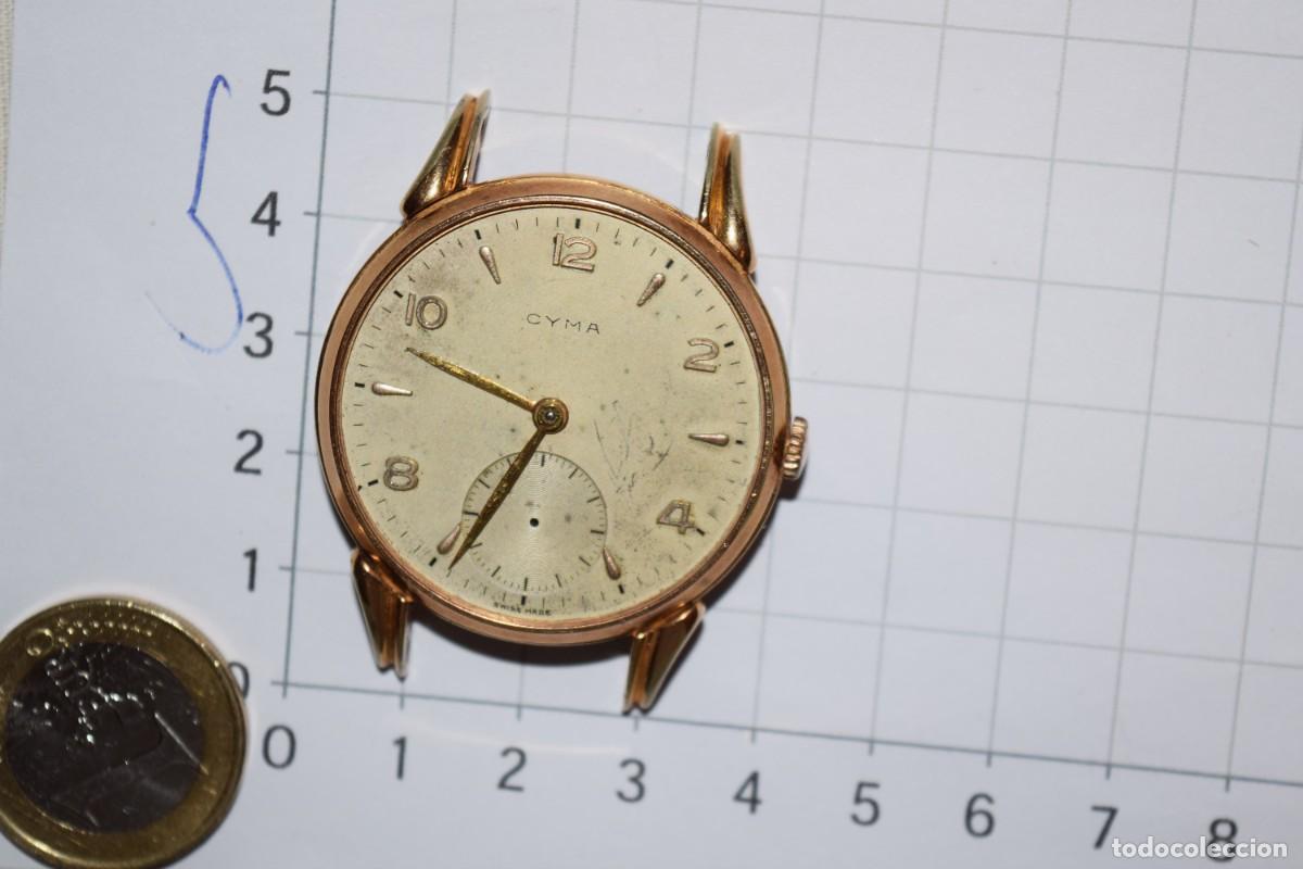 Relojes de pulsera: Antigua maquinaria / reloj - Marca CYMA - Medidas aproximadas caja 37,75 - &iexcl;Mira fotos y detalles!