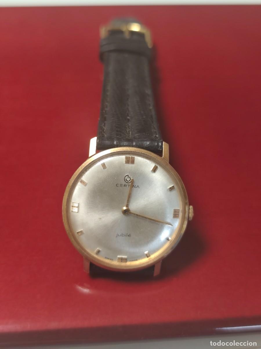 Relojes de pulsera: Antiguo Reloj de Pulsera Certina Jubil&eacute;. Mec&aacute;nico Cuerda. A&ntilde;o 1966. Funcionando.
