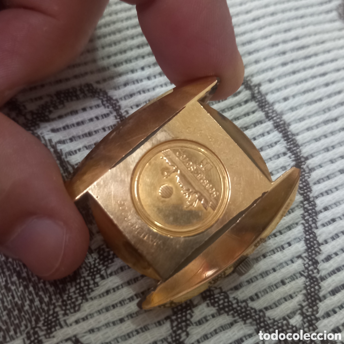 Relojes de pulsera: ANTIGUO RELOJ TISSOT MILITAR AUTOMATICO CHAPADO ORO PARA CABALLERO DE COLECCION
