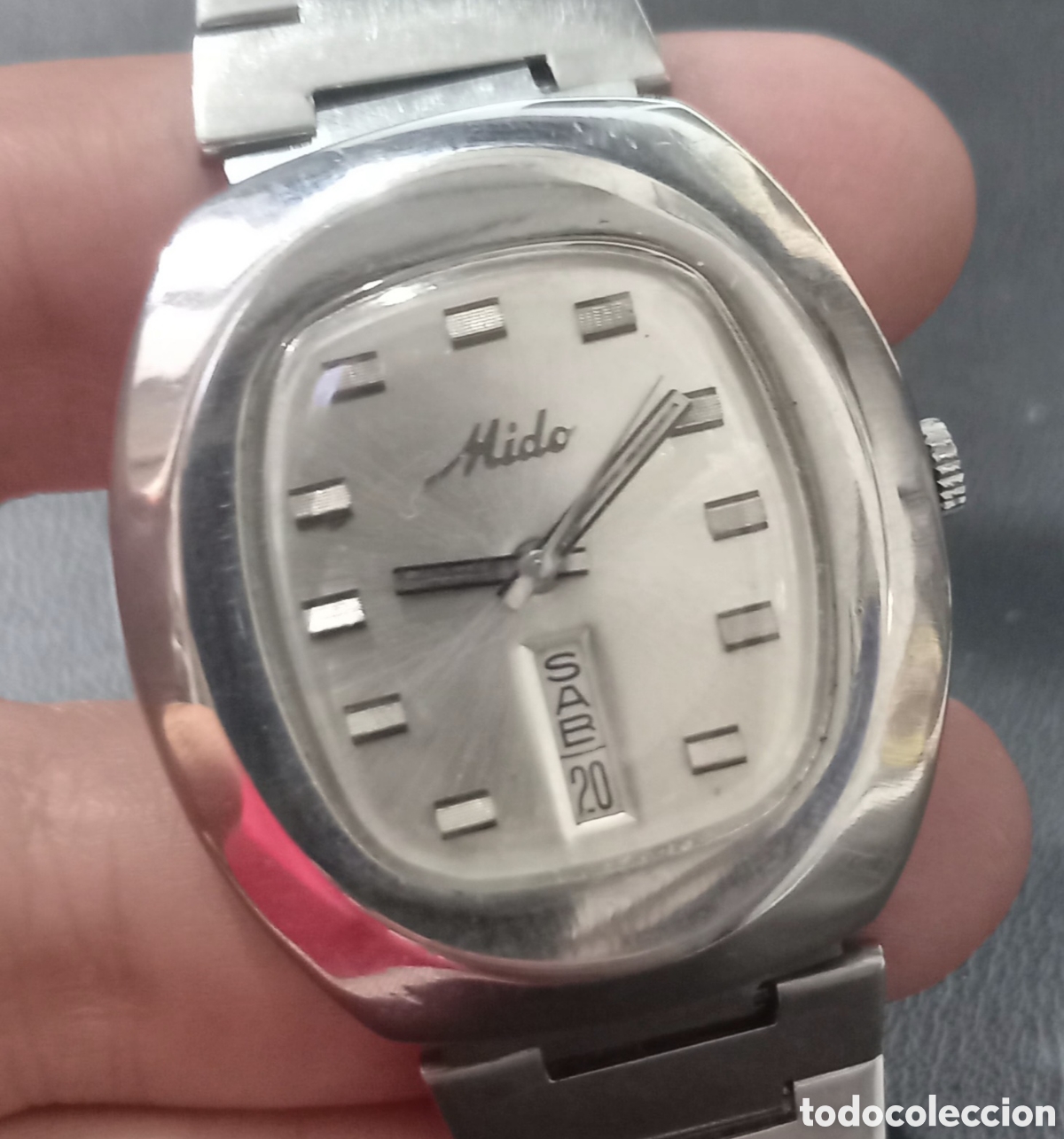 Relojes de pulsera: ANTIGUO RELOJ MIDO AUTOMATICO CARATULA NO COMUN