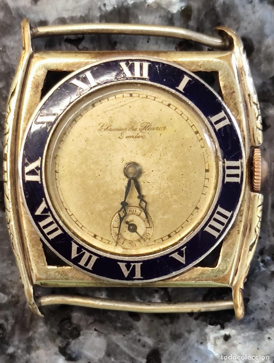 Relojes de pulsera: Chronografe Fleurus. A&ntilde;os 30/40.Raro