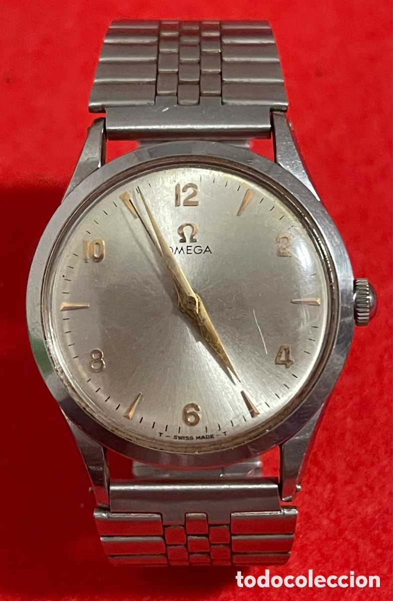 Relojes de pulsera: Magn&iacute;fico Reloj de acero de carga manual Omega. Calibre 283. Funcionando