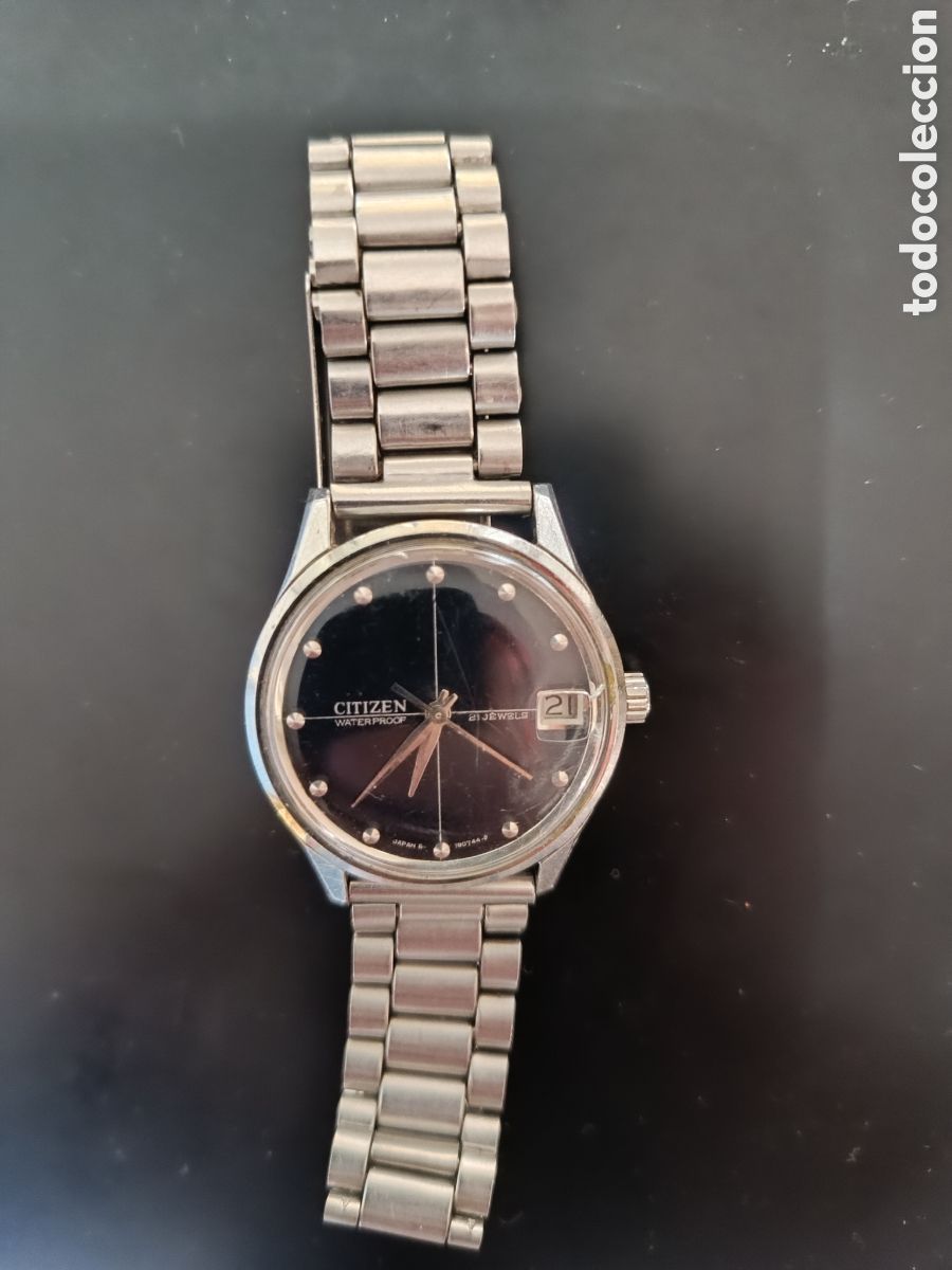 Relojes de pulsera: Reloj CITIZEN 21 jewels Parawater esfera azul oscuro