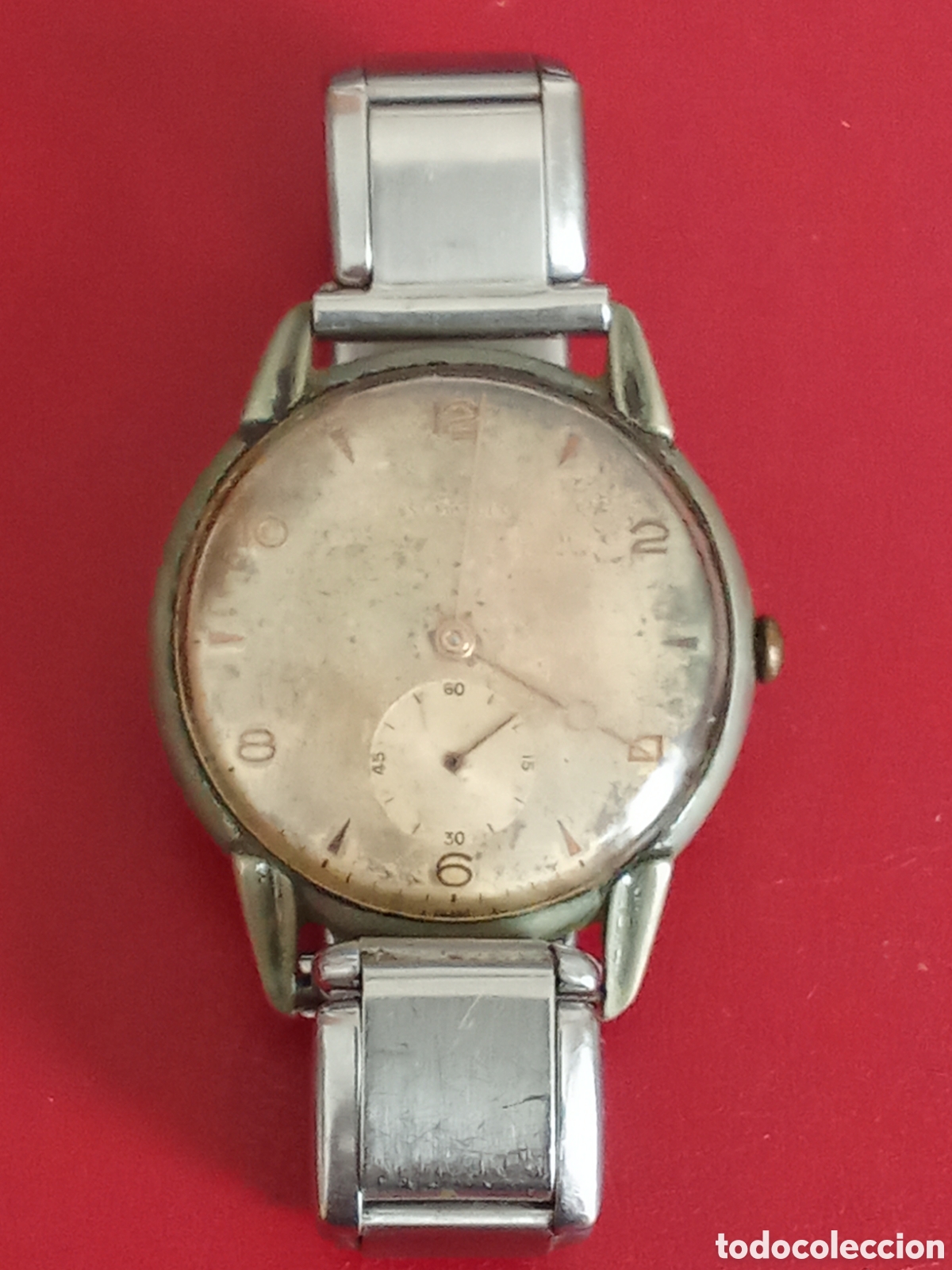 Relojes de pulsera: Reloj NUMANCIA caballero plateado JMJ
