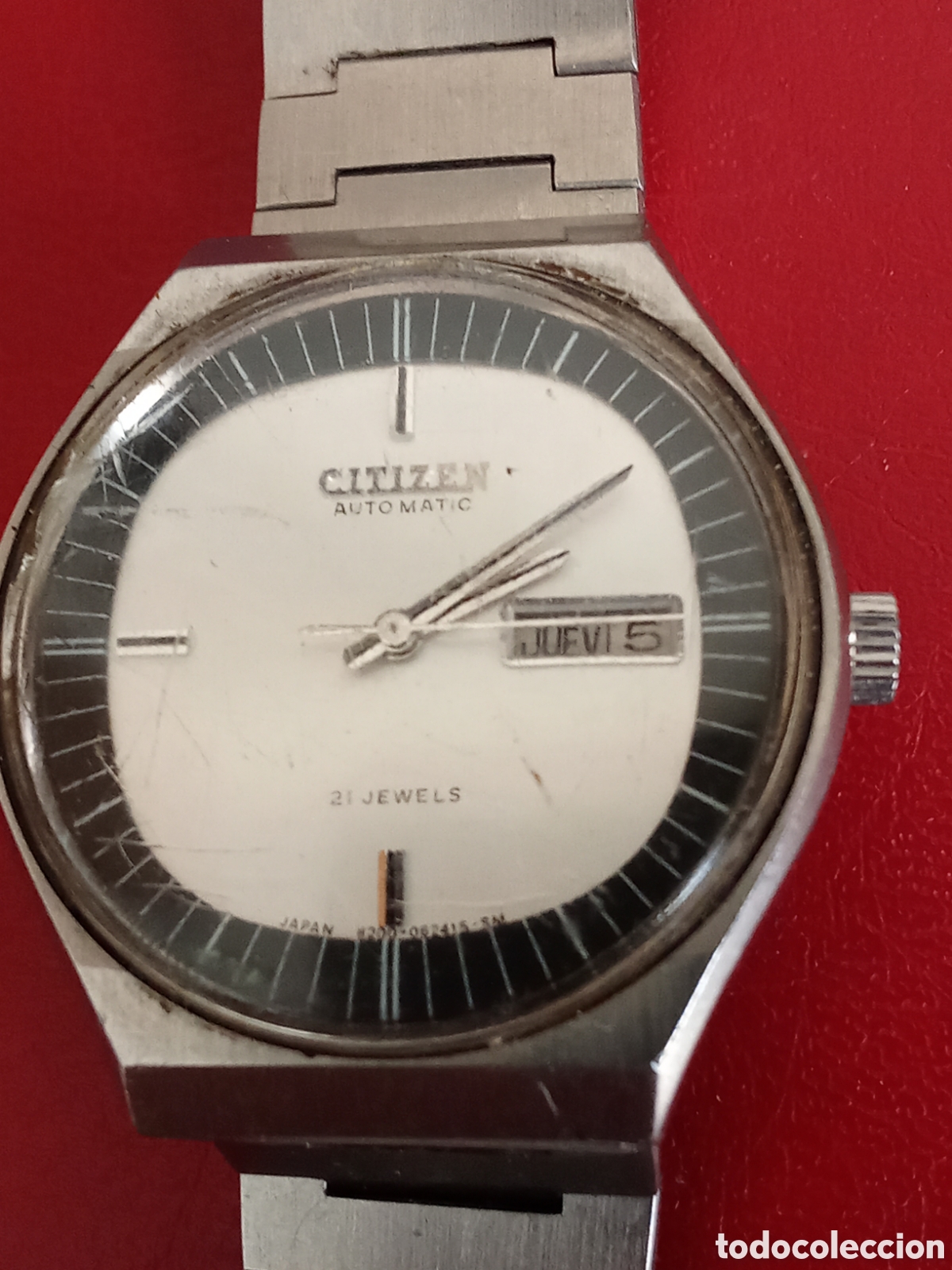 Relojes de pulsera: Reloj CITIZEN caballero plateado JMJ