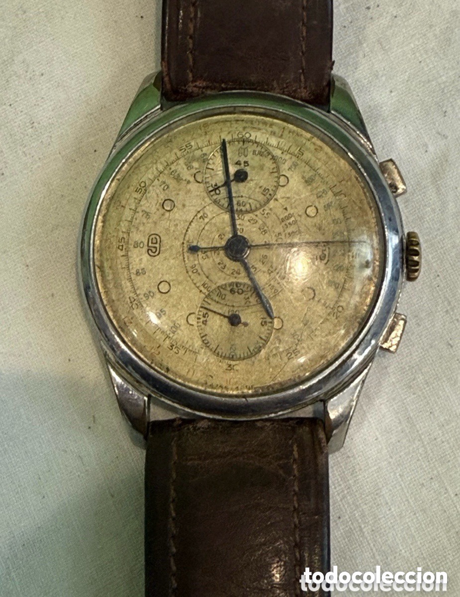 Relojes de pulsera: Cron&oacute;grafo Suizo Vintage Chronographe Suisse A&ntilde;os 40 50 Mec&aacute;nico Original Funciona