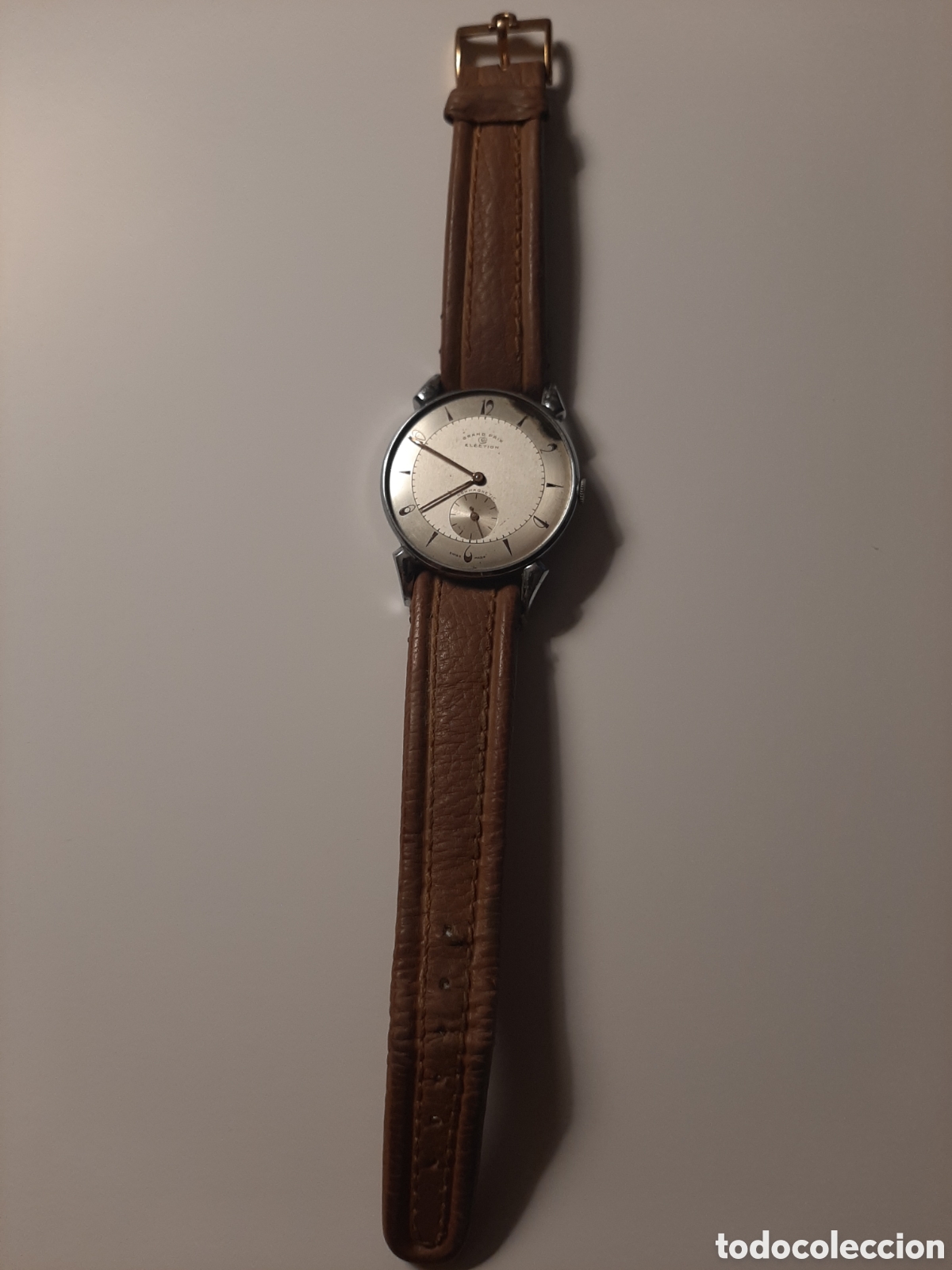 Relojes de pulsera: Reloj Suizo GRAN PRIX ELECTION. Mediados del siglo XX.