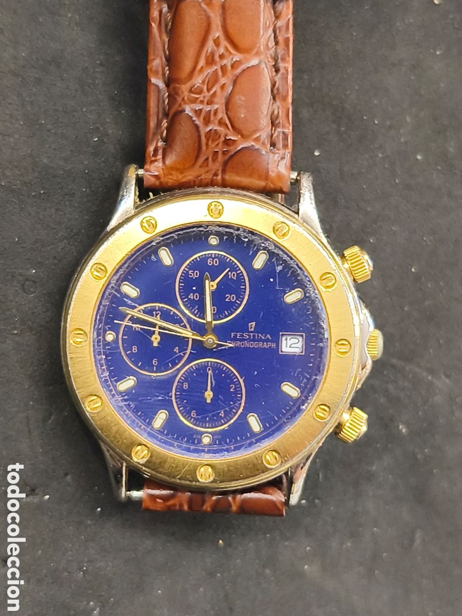 Relojes de pulsera: Reloj Festina Chronograph, funciona