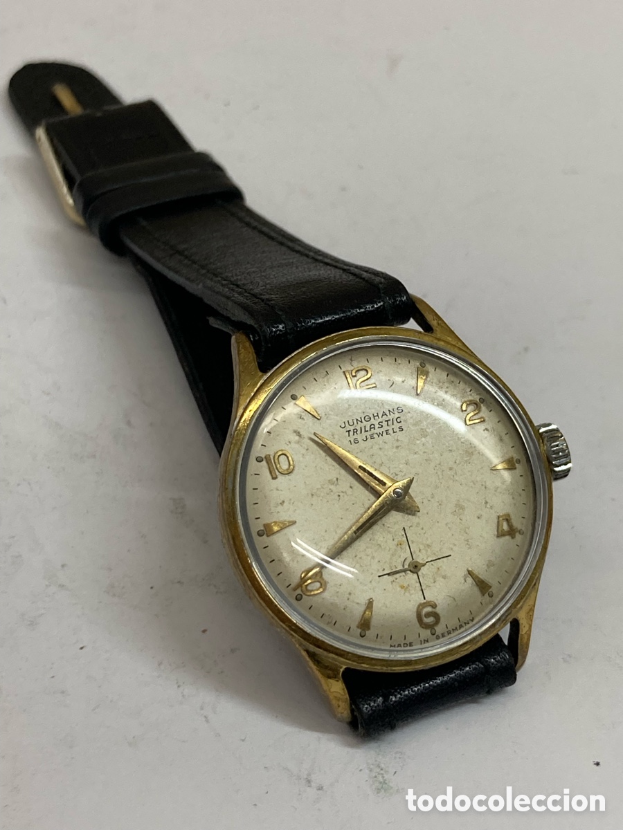 Armbanduhren: Reloj Junghans Trilastic carga manual