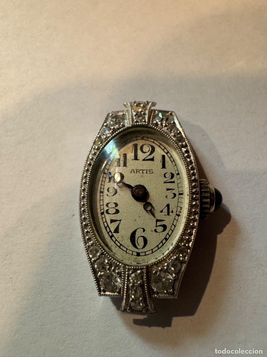 Relojes de pulsera: RELOJ MAQUINARIA ARTIS DE PLATINO FUNCIONANDO -PESO TOTAL 8,39 GRMS. (G)