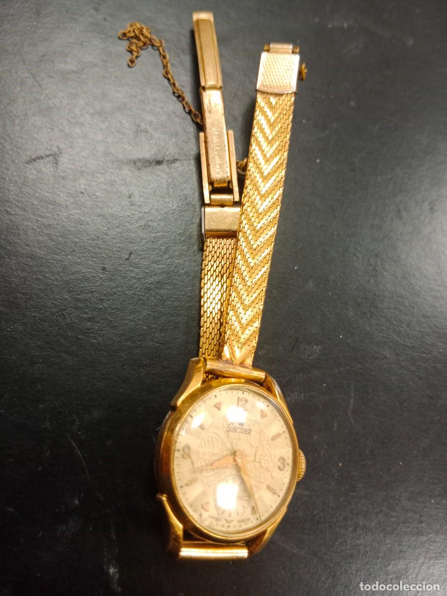 Relojes de pulsera: ANTIGUO RELOJ DE PULSERA DE SE&Ntilde;ORA - CARGA MANUAL - GARSAN - ESFERA PERLADA - NO FUNCIONA