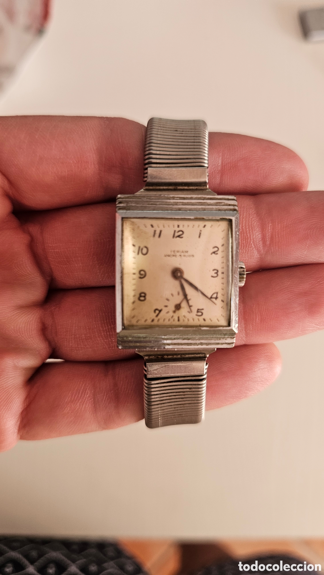 Relojes de pulsera: Reloj Teriam Art D&eacute;co Suizo A&ntilde;os 30
