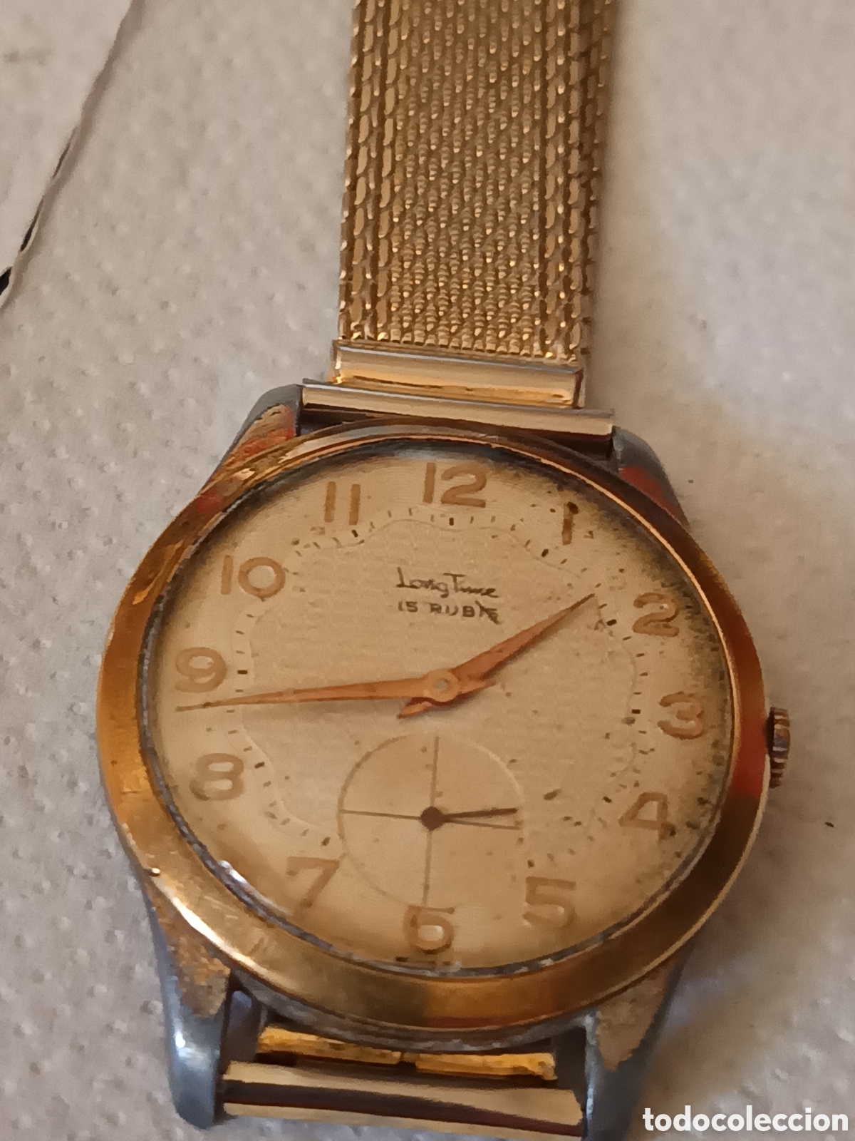 Relojes de pulsera: Reloj lomg timez de cuerda a&ntilde;os 60