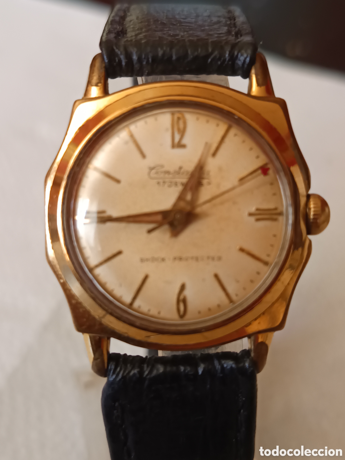Relojes de pulsera: Reloj CONTANSTA 17 RUBIS CHAPADO ORO MUY ANTIGUO FUNCIONA NIEN