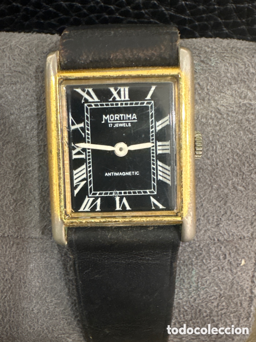 Relojes de pulsera: Antiguo reloj MORTIMA de carga manual,24mm sin contar corona*NO FUNCINA*para piezas o reparar