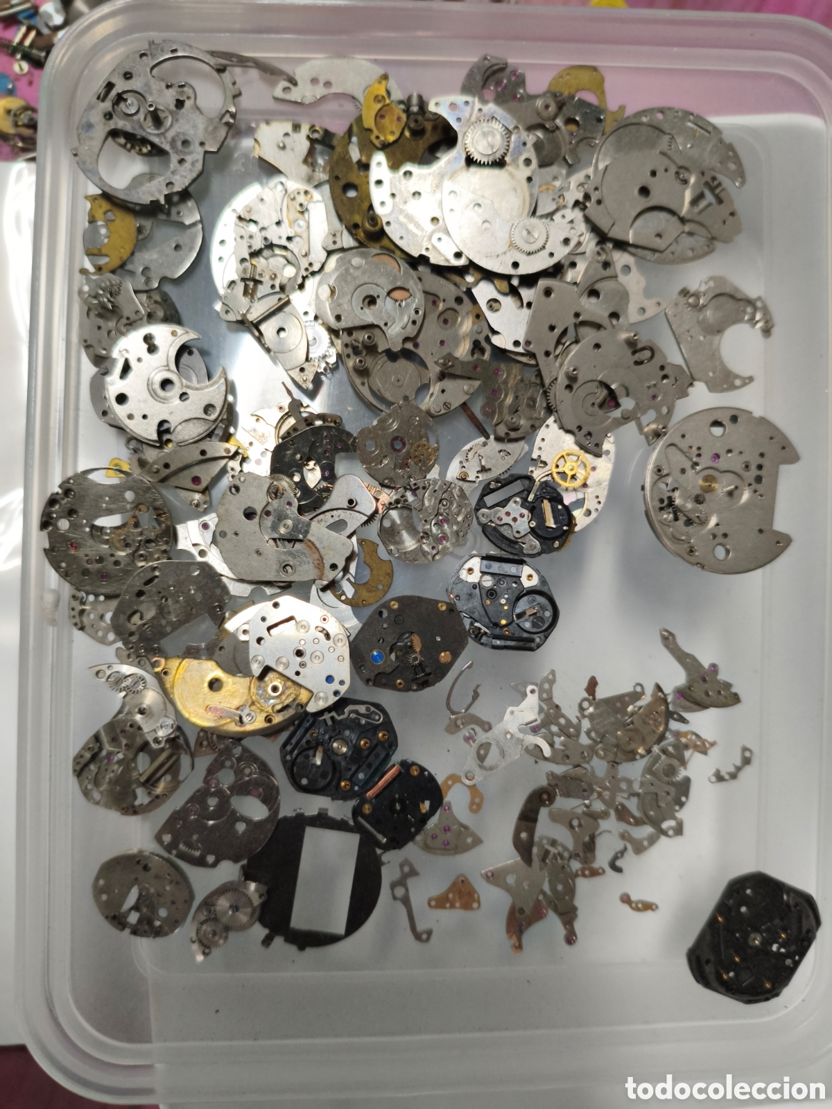 Relojes de pulsera: Lote fornitura piezas relojes mecanicos