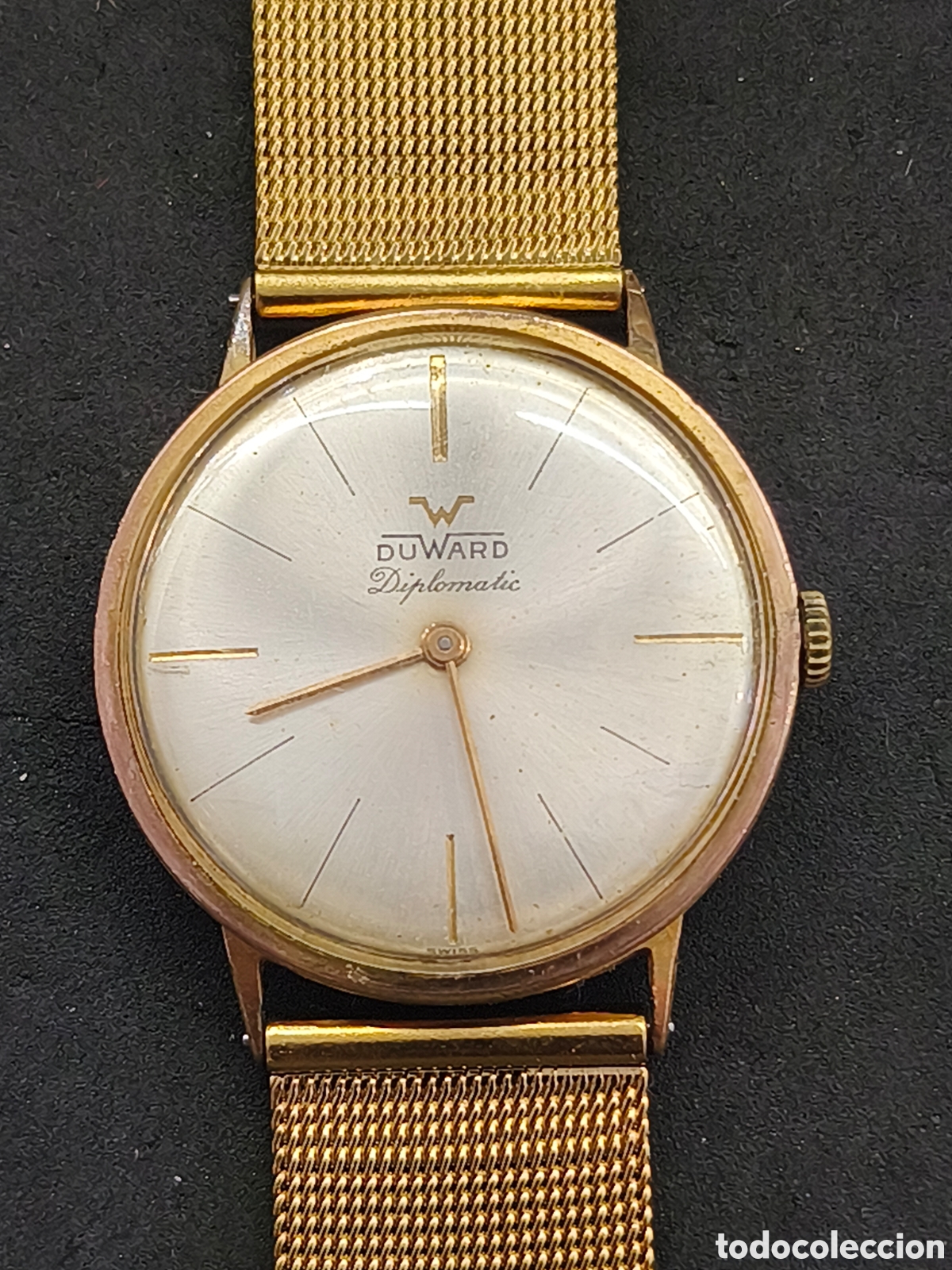 Relojes de pulsera: Reloj a cuerda Duward, vintage, funciona, 35mm