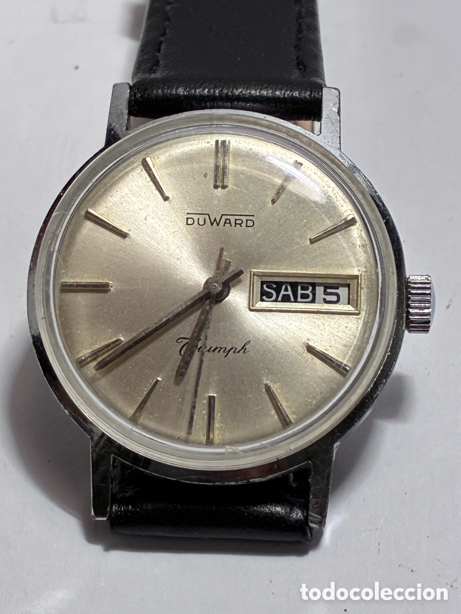 Relojes de pulsera: Reloj Duward Triumph carga manual vintage