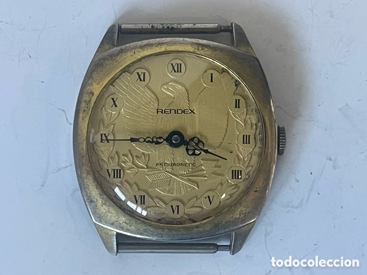 Relojes de pulsera: Reloj Rendex &Aacute;guila Antimagnetic Vintage Suizo No Funciona