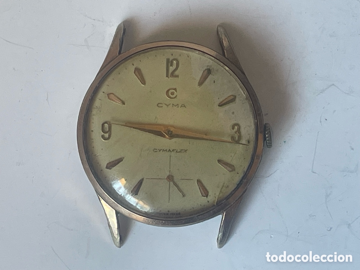 Relojes de pulsera: Reloj CYMA Cymaflex Ref 586K Vintage 17 Rubis Funciona 35mm