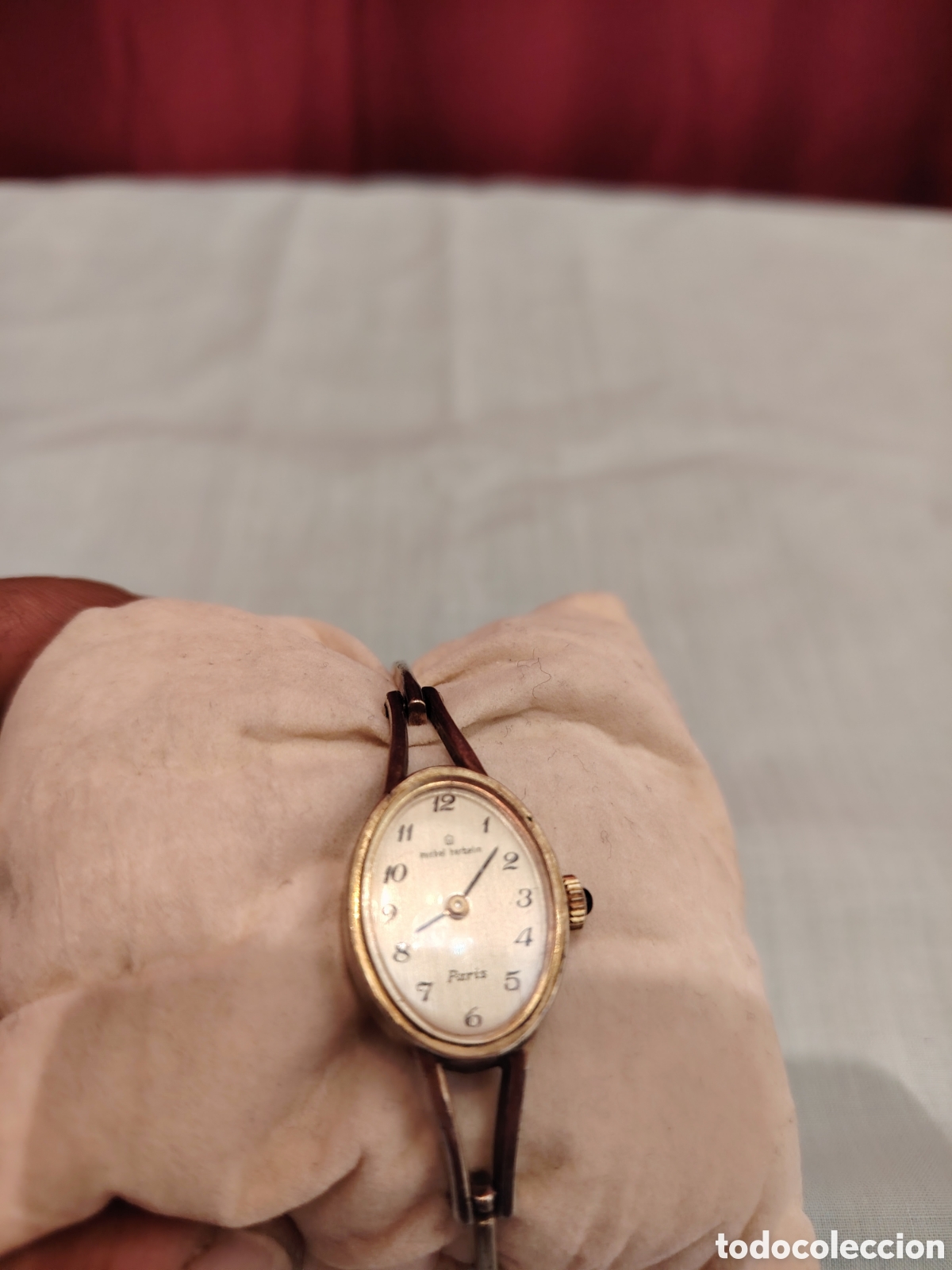 Relojes de pulsera: Antiguo reloj de plata