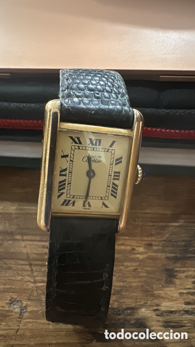 Relojes de pulsera: Reloj de mujer Cartier TANK LADY . Funciona. Con todos sus papeles