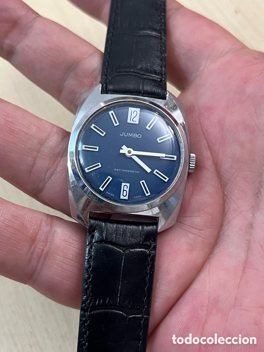 Relojes de pulsera: ✅ reloj jumbo carga manual caballeros
