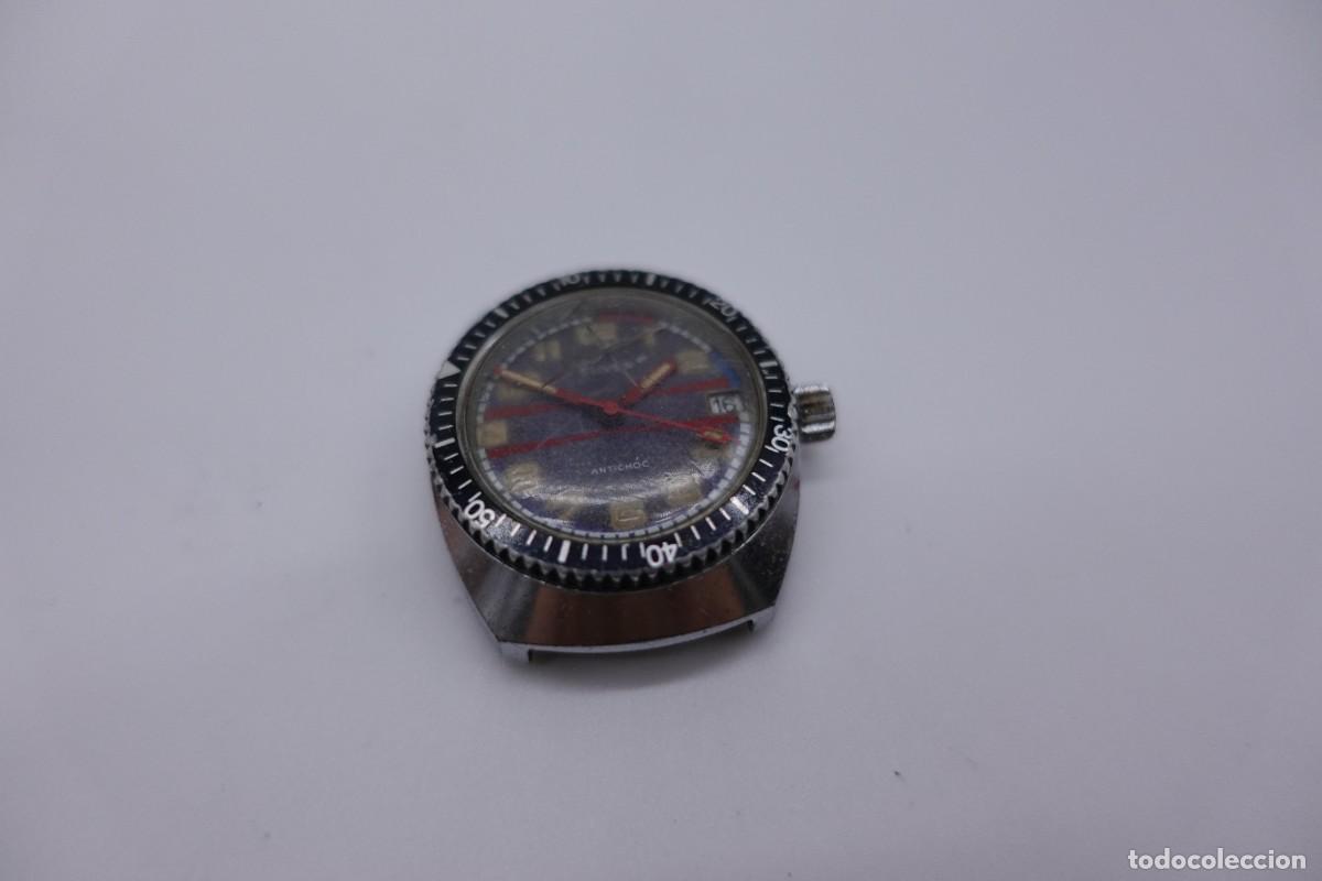 Armbanduhren: RELOJ DE PULSERA TIPO DIVER, ESFERA MUY DESGASTADA PARA REPARAR