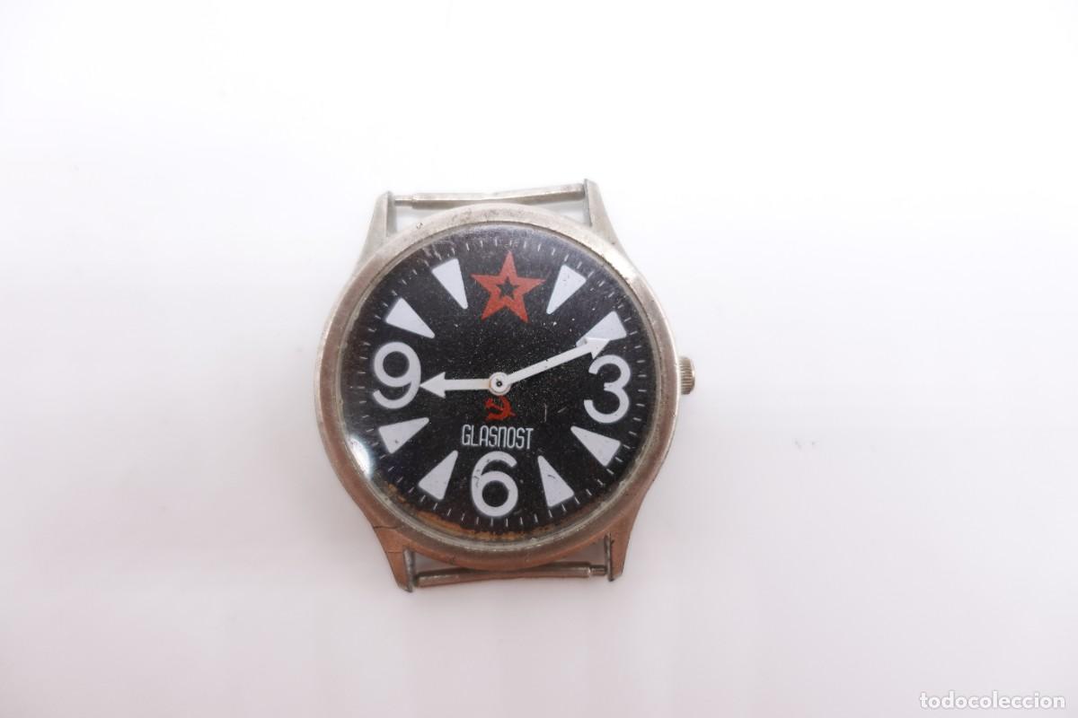 Relojes de pulsera: RELOJ DE PULSERA GLASNOST QUARTZ TEM&Aacute;TICA SOVI&Eacute;TICA.
