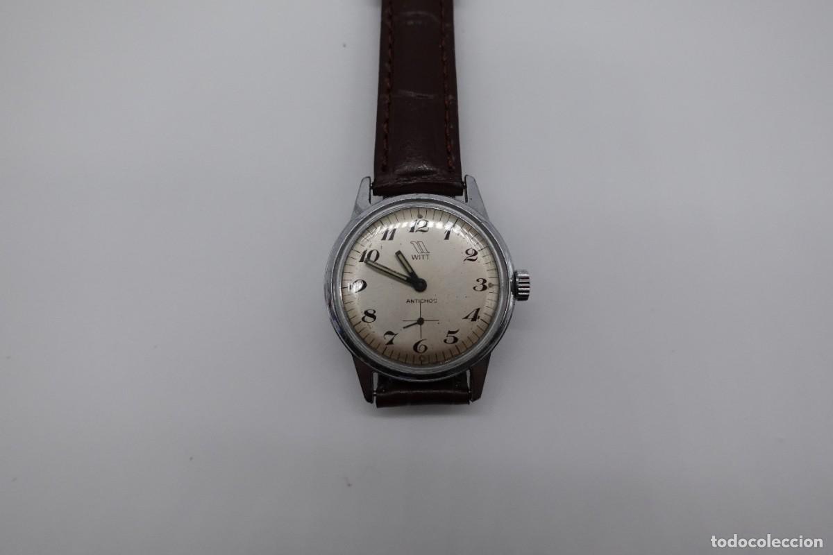 Armbanduhren: RELOJ DE PULSERA DE CUERDA WITT ANTICHOC, MEC&Aacute;NICO.