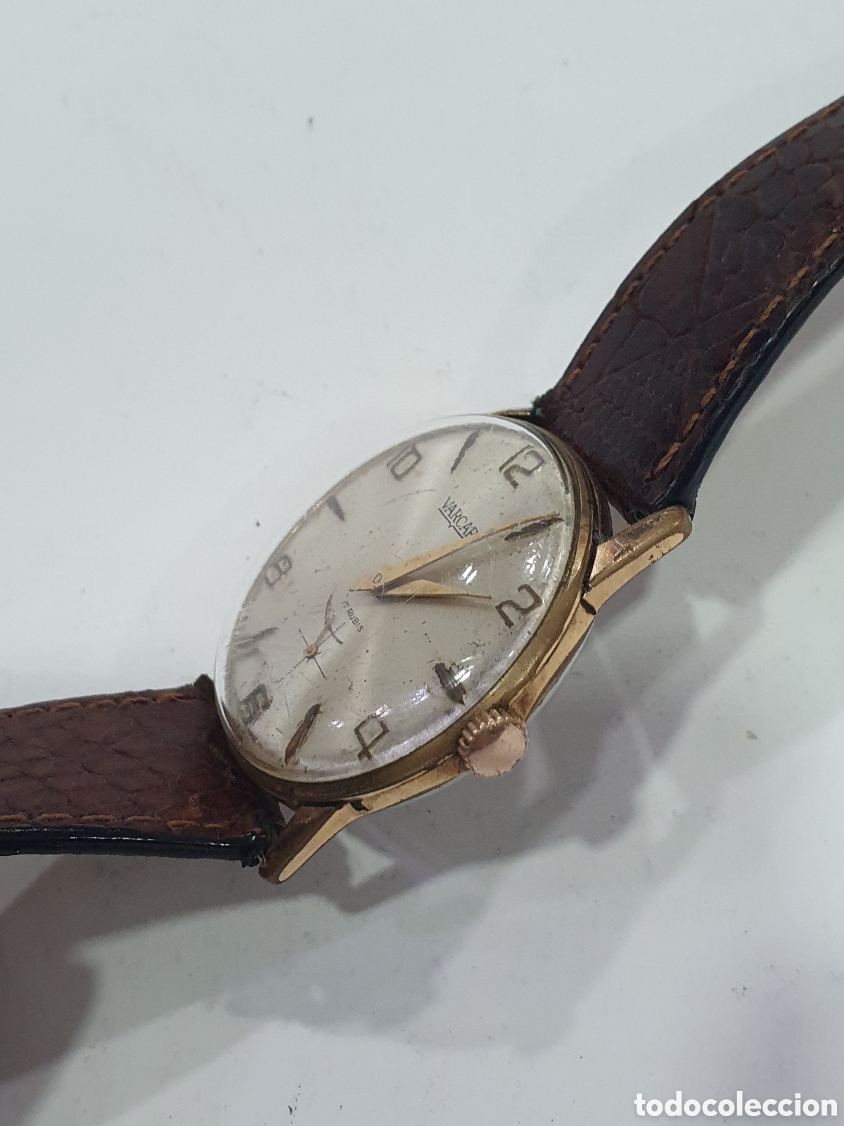 Relojes de pulsera: Reloj Varcar a cuerda. (L46) - Foto 2