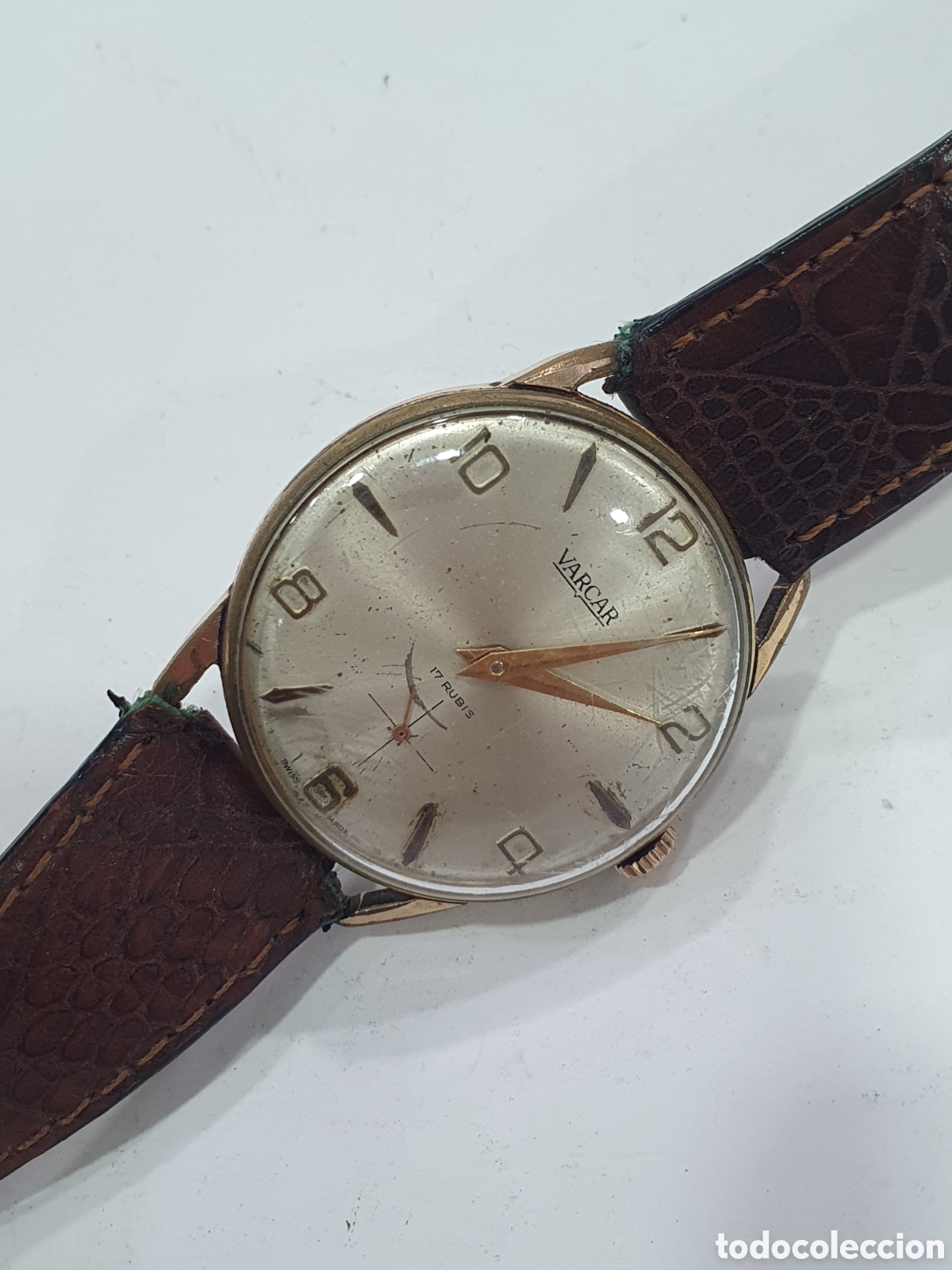 Relojes de pulsera: Reloj Varcar a cuerda. (L46) - Foto 3