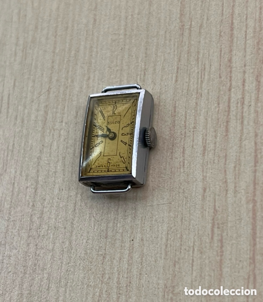 Orologi da polso: ✅ reloj militar SUIZA carga Manual vintage