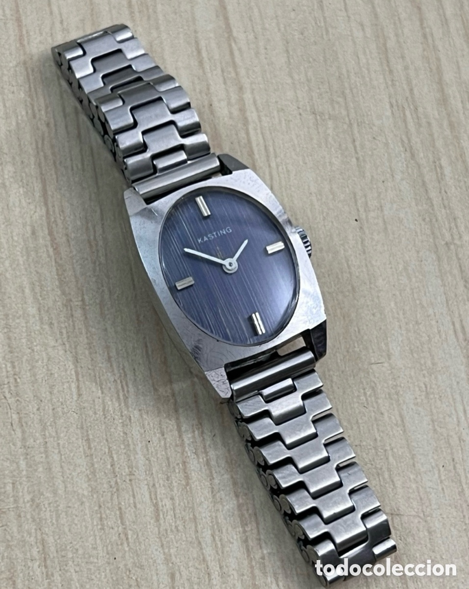 Relojes de pulsera: ✅ reloj KASTING kadet acero carga manual vintage